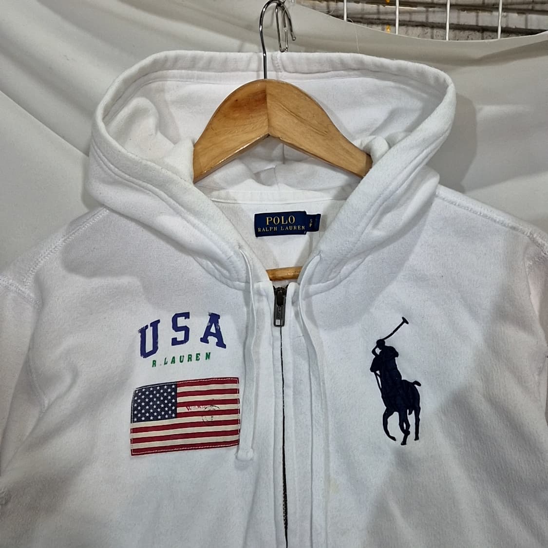 Polo Ralph Lauren 폴로 랄프로렌 빅 포니 성조기 후드집업 상품이미지2