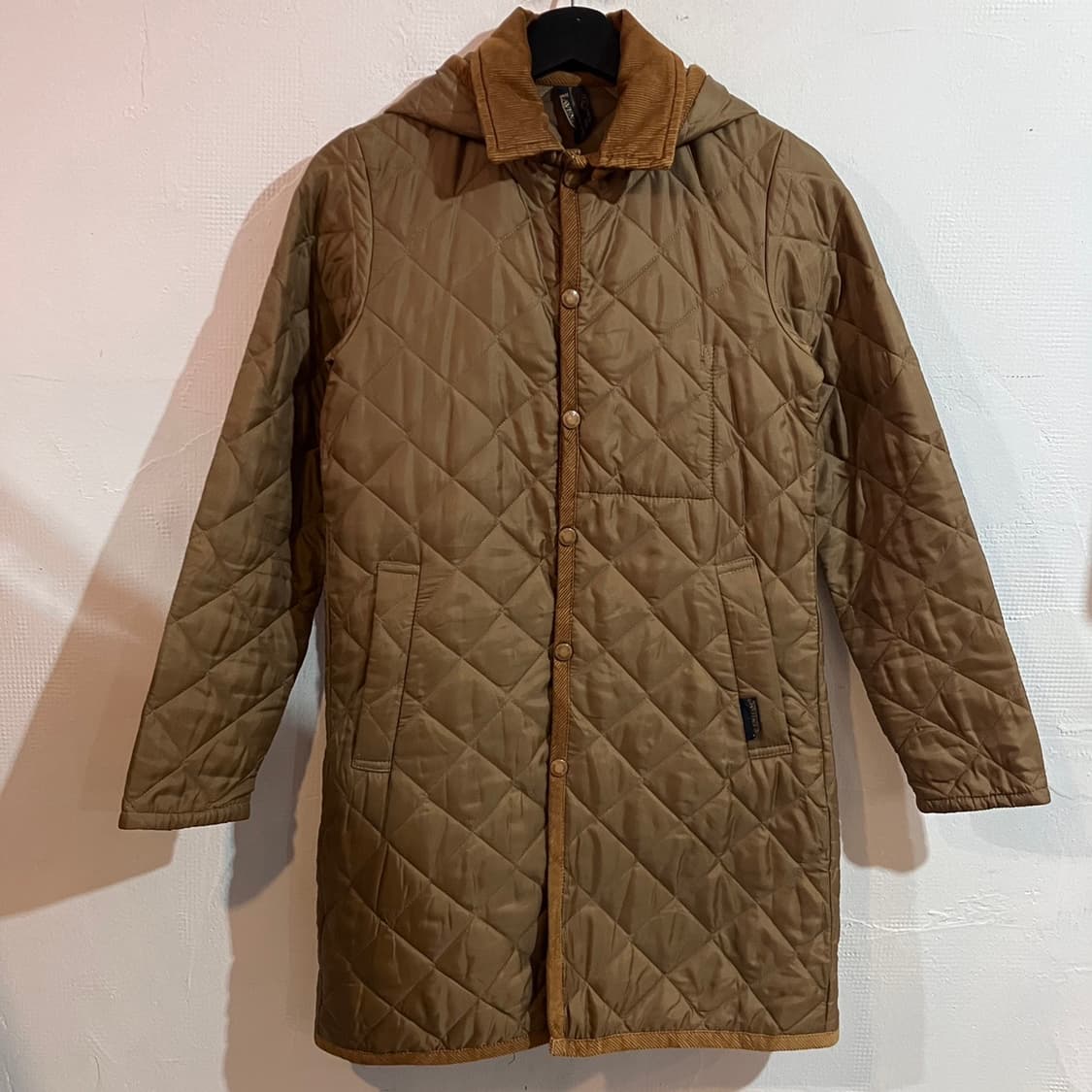 라벤헴 코듀로이 퀄팅 후드자켓 상품이미지2