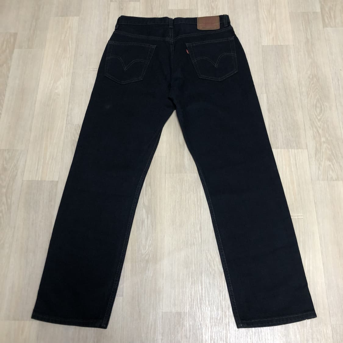 (31) 00's 리바이스 Levi's 505 레귤러핏 블랙 흑청 데님 상품이미지8