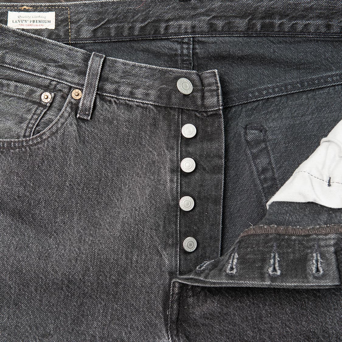 [34] 리바이스 프리미엄 501 그레이 데님팬츠 00501-3371 상품이미지2