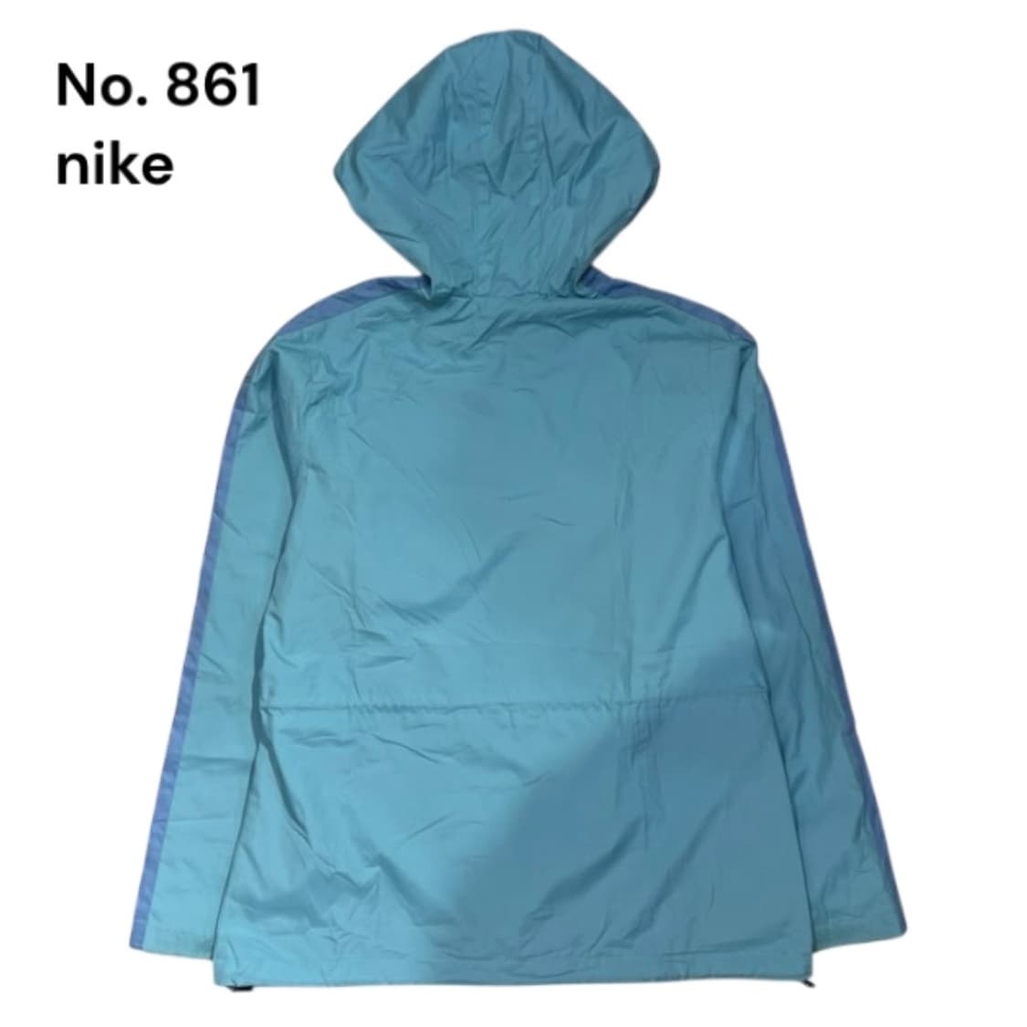 00s 나이키 올드스쿨 스카이블루 후드 바람막이 트랙자켓 L 상품이미지3