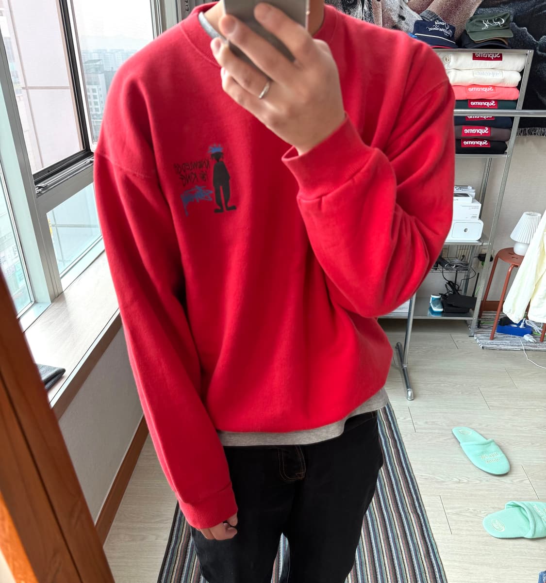 90s 올드 스투시 스웻 맨투맨 상품이미지1