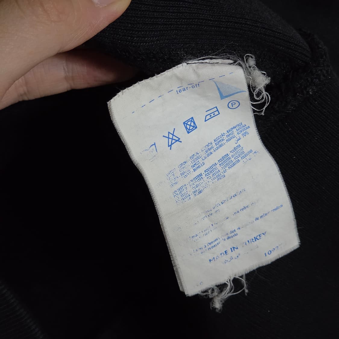 90'S 챔피온 리버스위브 블랙 후드티 상품이미지9