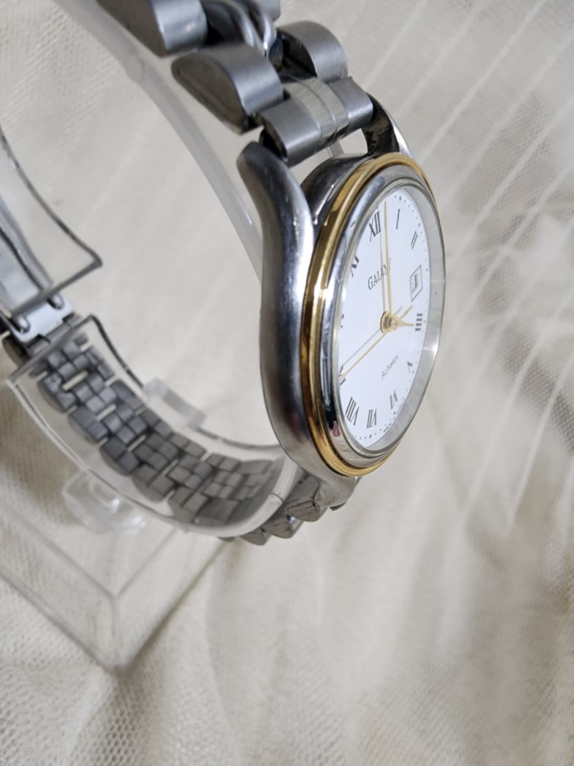 빈티지 갤럭시 Achates 쿼츠 여성콤비 시계 상품이미지3
