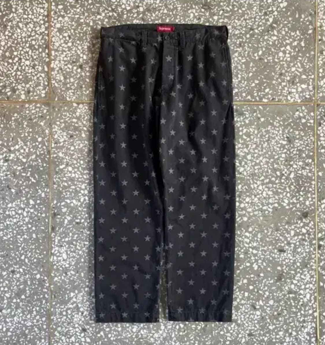슈프림 핀업걸 스타치노 팬츠 블랙 22ss 상품이미지2