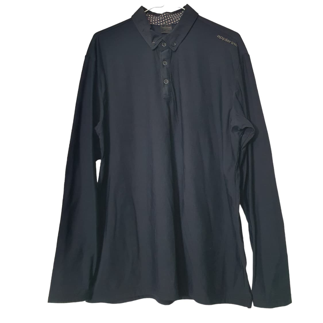 (3XL 115) 남성 애플라인드 기능성 카라 긴팔티  상품이미지1