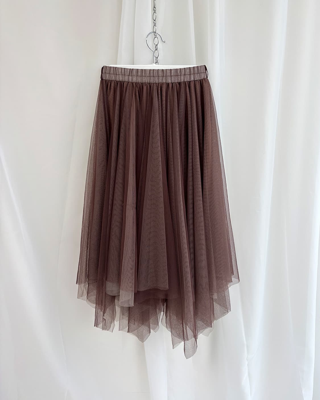 valerie brown mixed tulle layered skirt 상품이미지5