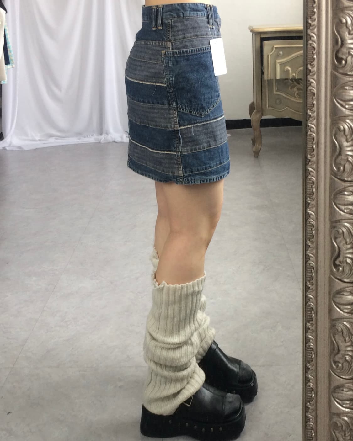 Kinky Hysteric glammer denim skirt 상품이미지10