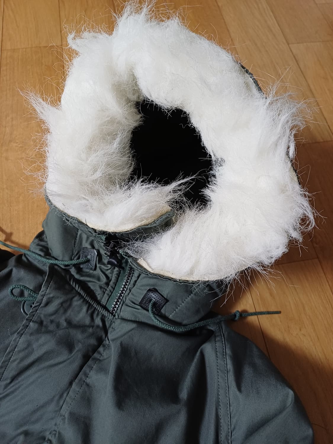 미군 오리지널 85년산 N-3B 파카 미사용품 판매 상품이미지9