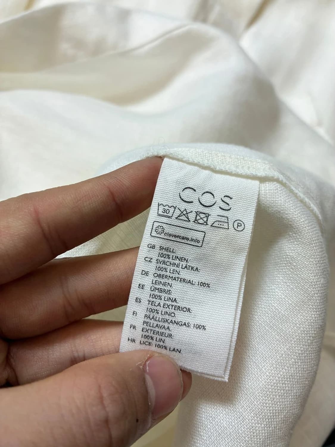 코스 릴랙스 린넨 셔츠 원피스 PN9424 상품이미지7