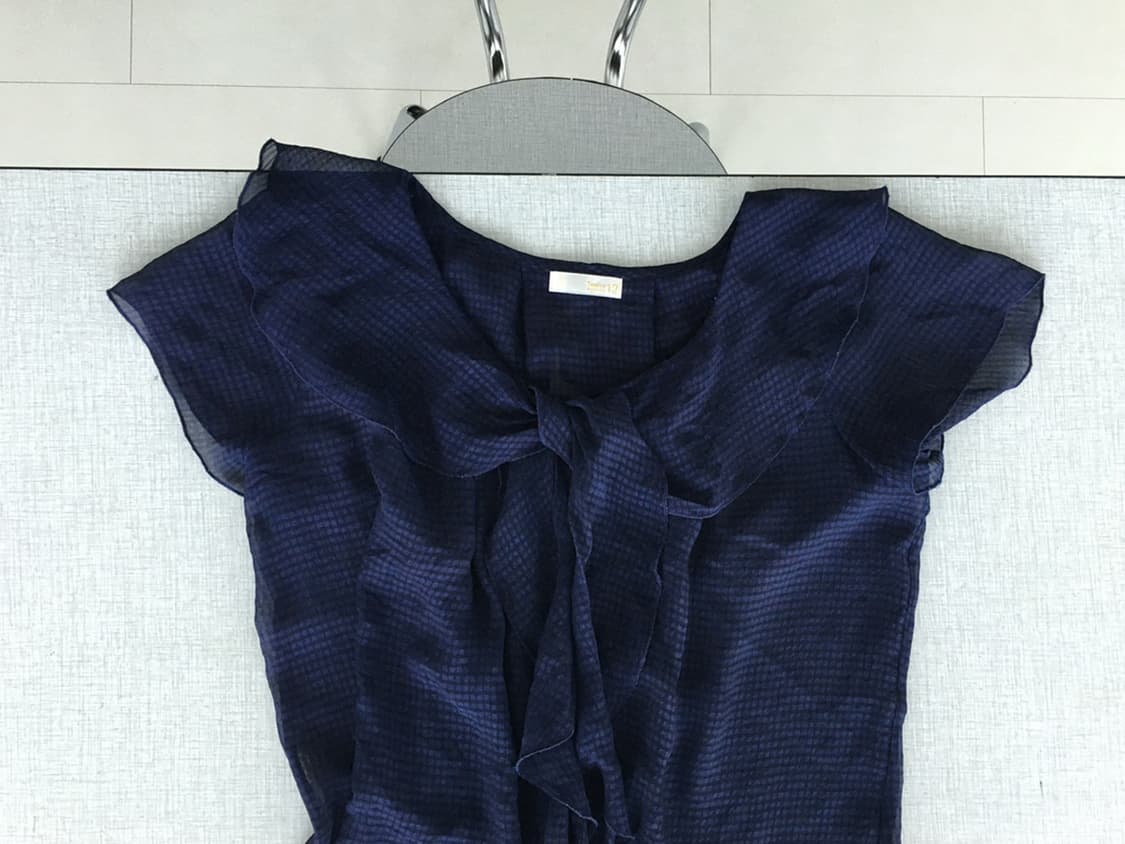 ruffle tie blouse 상품이미지2