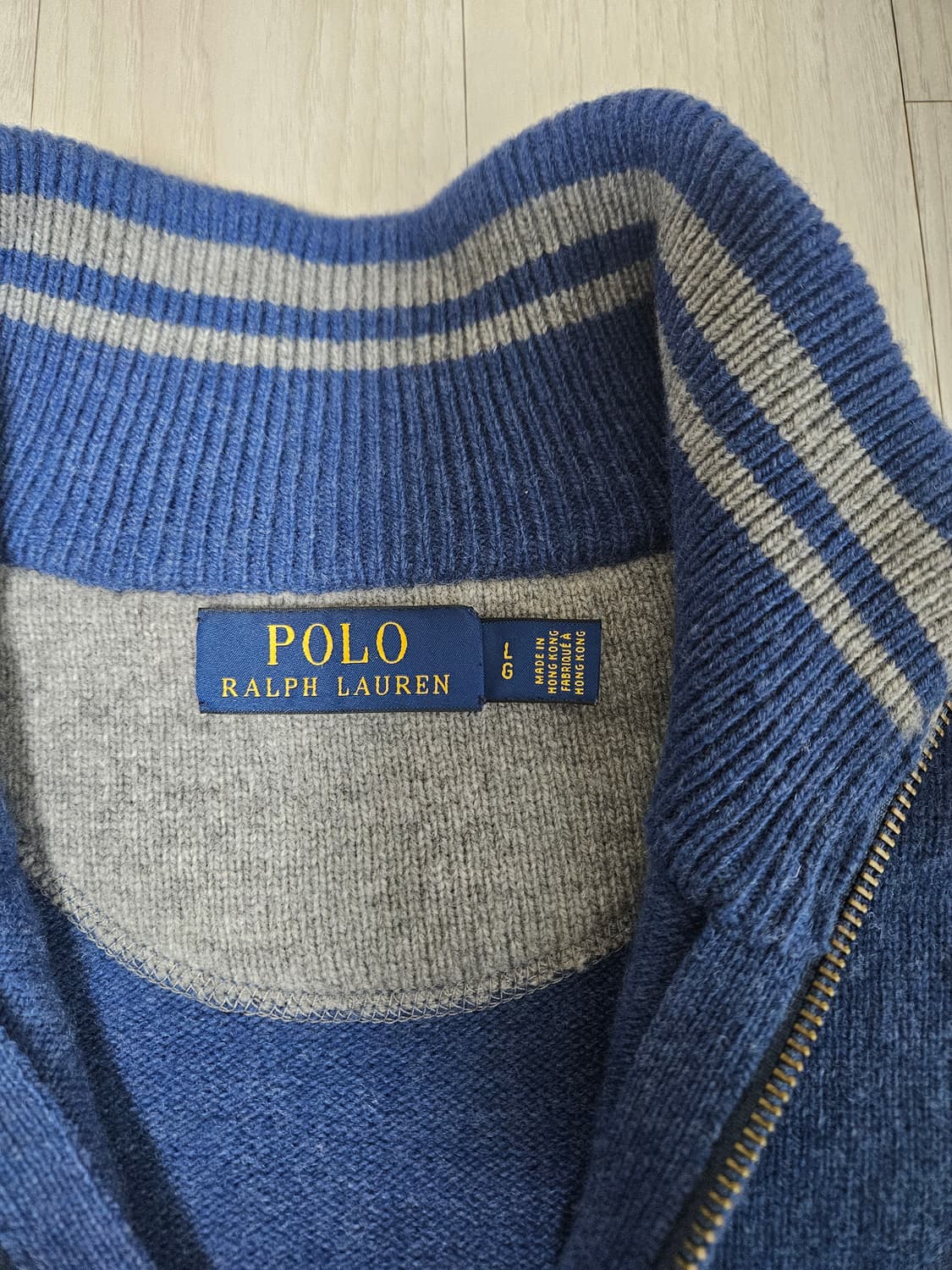 폴로 랄프로렌 하프집업 니트 L 상품이미지3