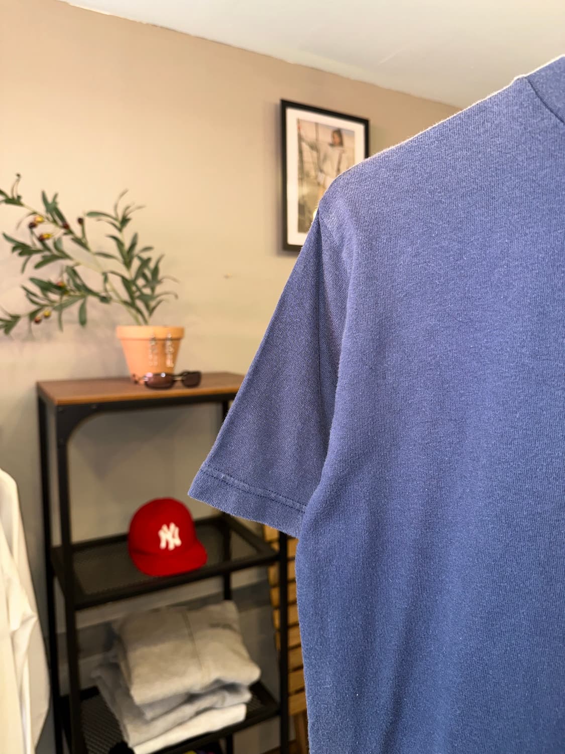 Champion Products line navy logo T-shirt 상품이미지5