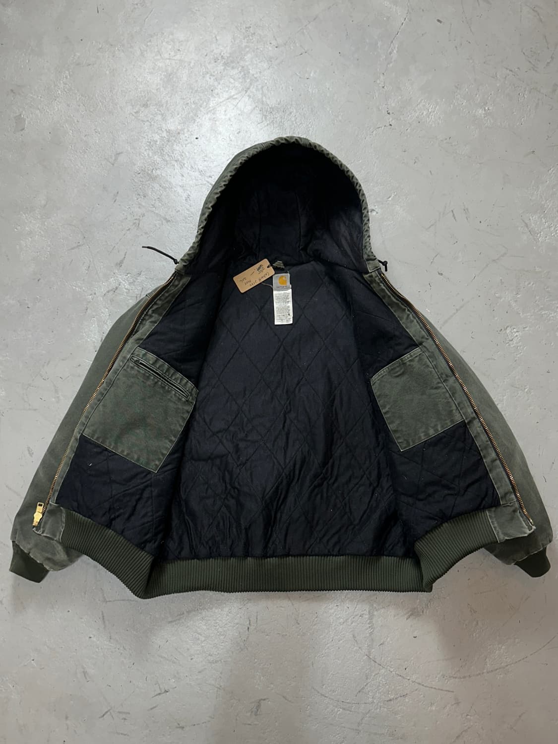 OG 칼하트 J130 액티브 자켓 칼하트 MOS 모스그린 상품이미지7