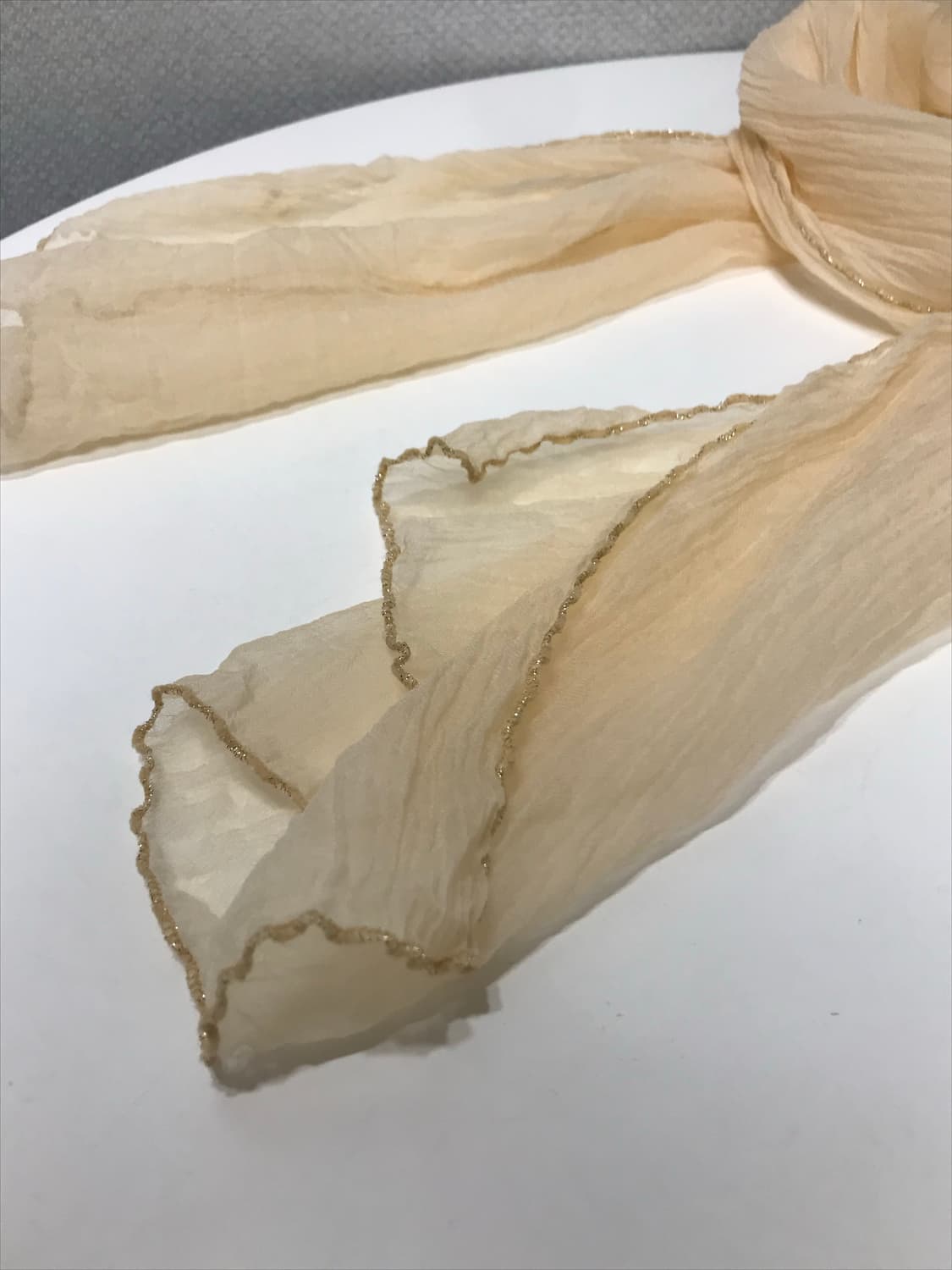 옐로우 골드 스카프 상품이미지2