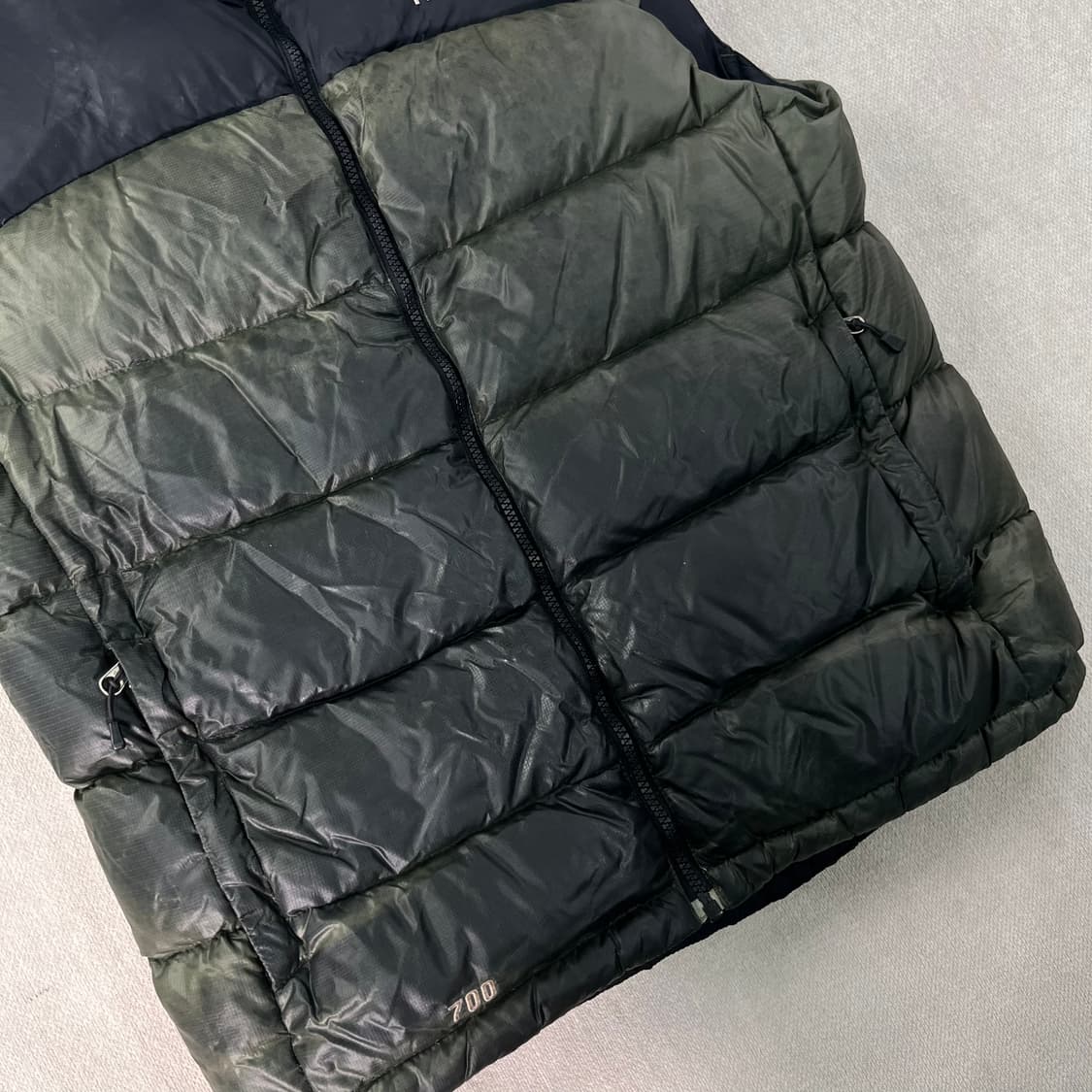 100 노스페이스 1996 눕시 700 카키 조끼 패딩 상품이미지6