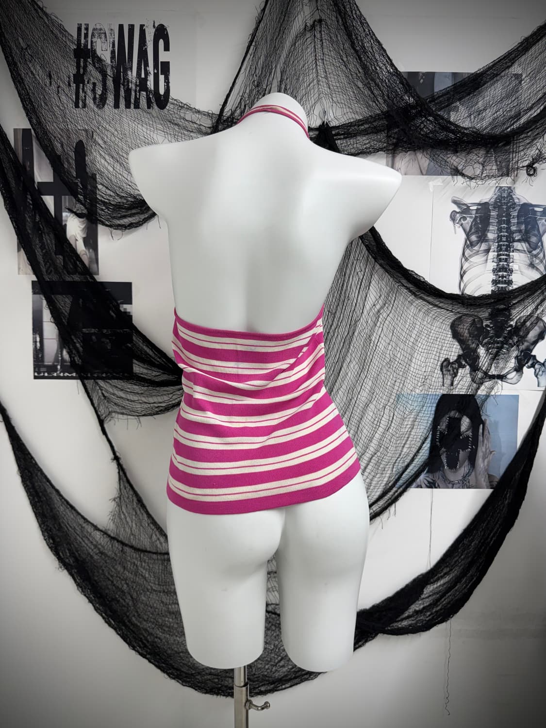 00s stripe halterneck camisole 상품이미지4