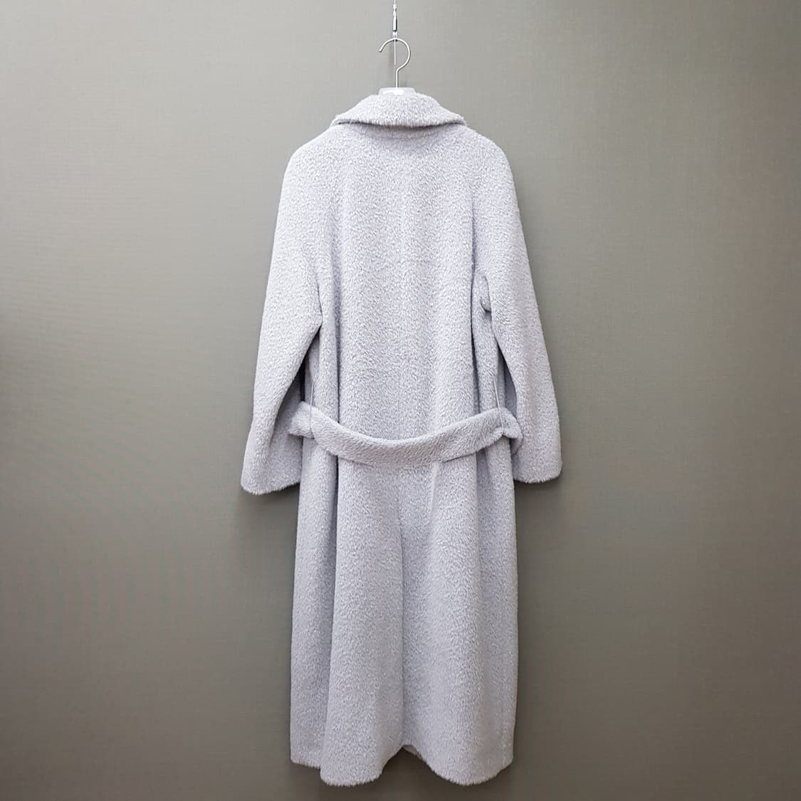 FEDELI 알파카 울 블렌드  벨티드 롱 코트 IT 42사이즈 상품이미지4