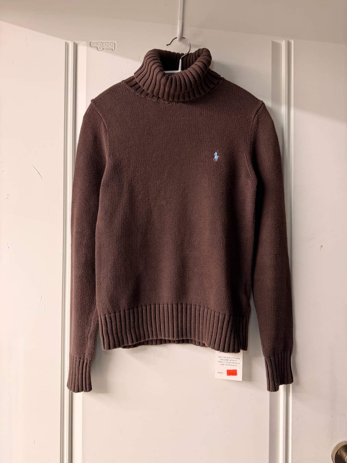 폴로 랄프로렌 브라운 케이블 니트 터틀넥 상품이미지5