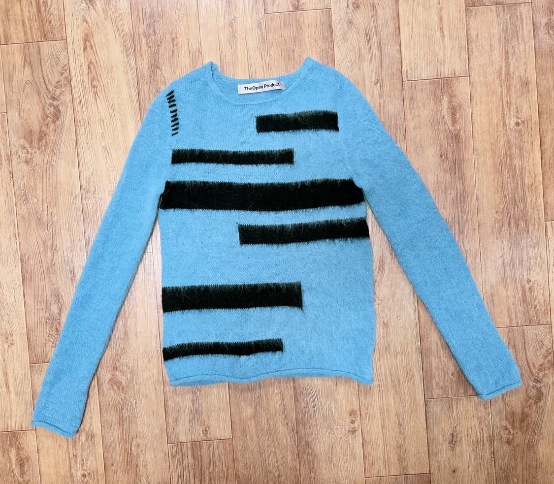 더오픈프로덕트(TheOpen Product) 스트라이프 알파카블렌드 니트 상품이미지3