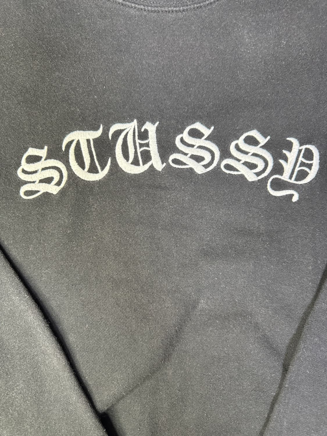 빈티지 스투시 고딕 자수 맨투맨 M 상품이미지2