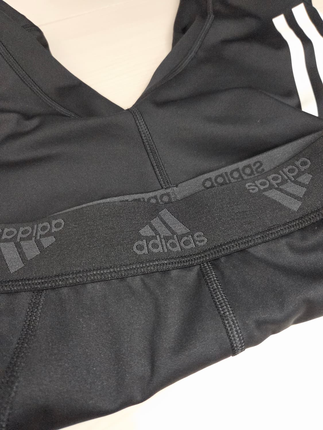 아디다스 블랙 반바지 레깅스_M 상품이미지4