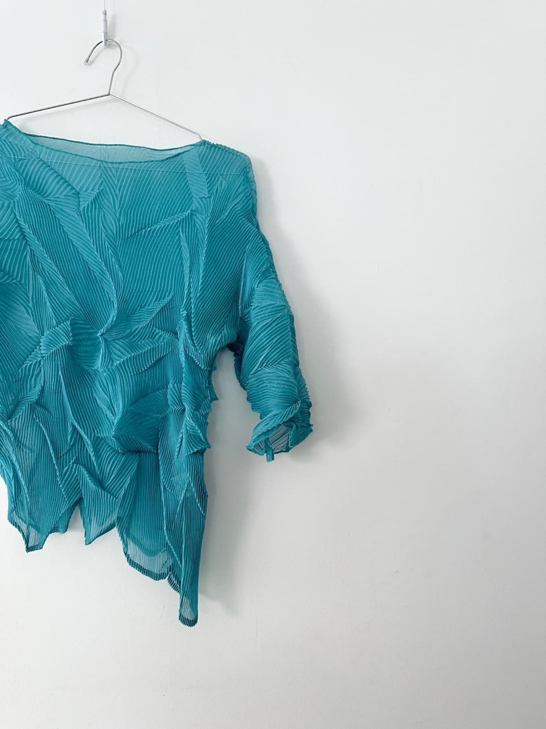 PLEATSME textured top / mint 상품이미지6