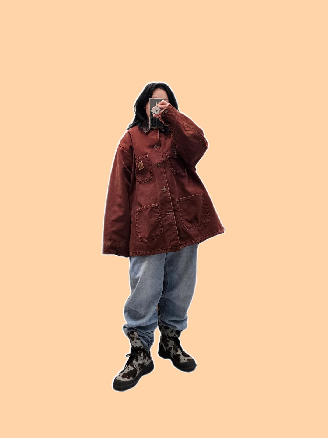 Carhartt 브릭 워크자켓(겨울 라이닝) 상품이미지1