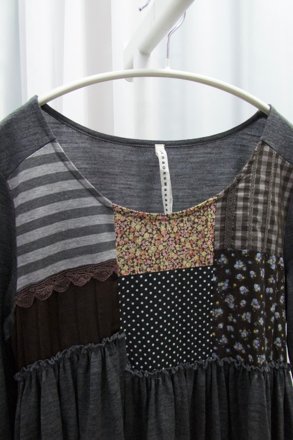 수나오쿠와하라 패치워크 원피스 상품이미지2