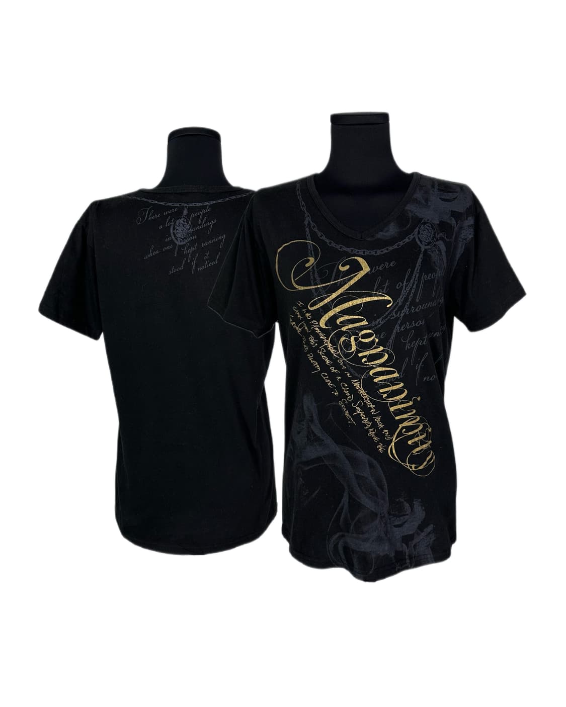 punk lettering printing t-shir 상품이미지1