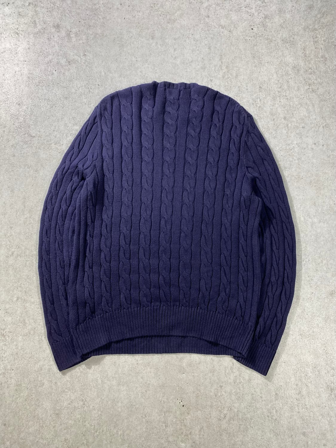 [L] Polo Ralph Lauren 폴로 랄프로렌 네이비 케이블니트 상품이미지4