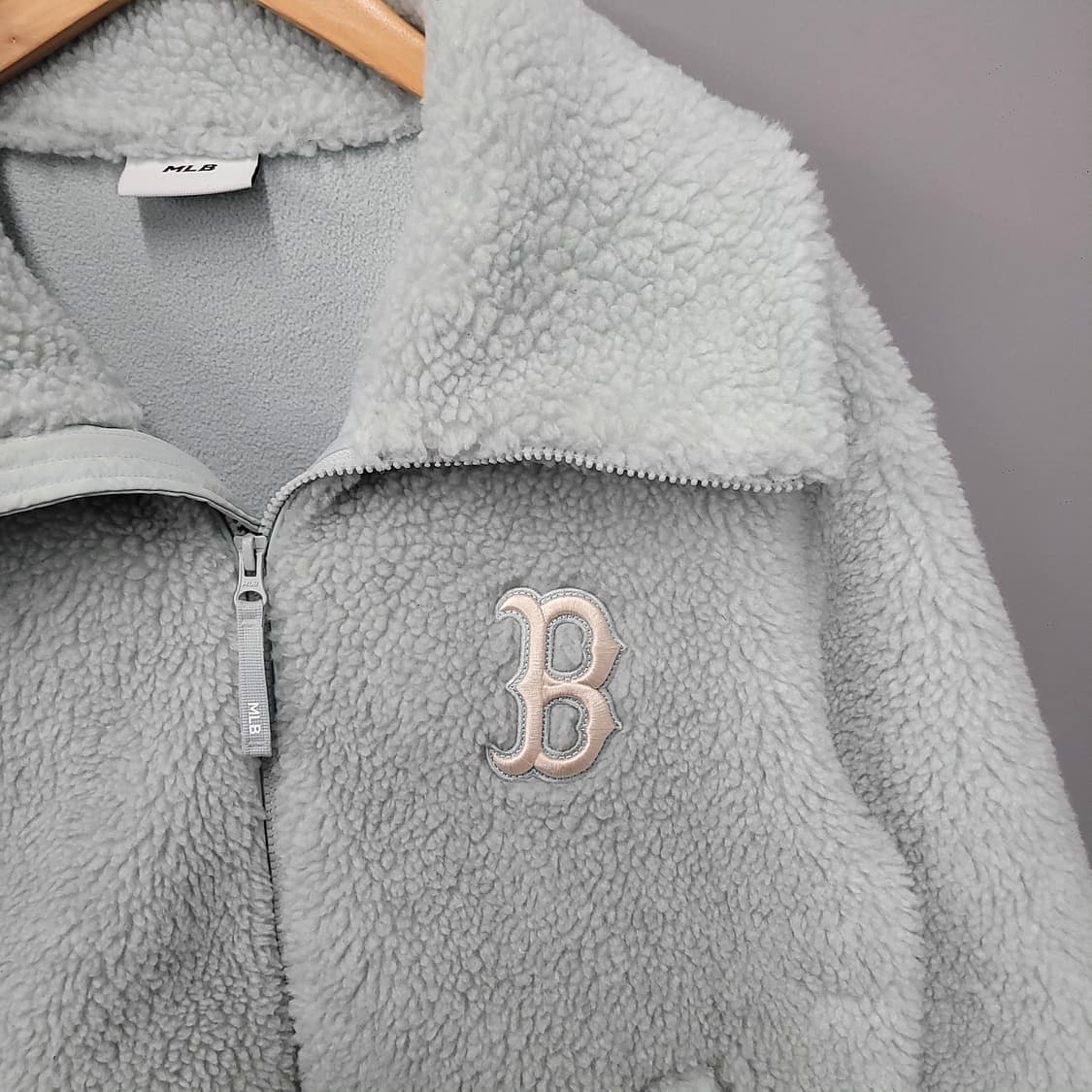 MLB 스텐드넥 후리스 자켓 상품이미지3