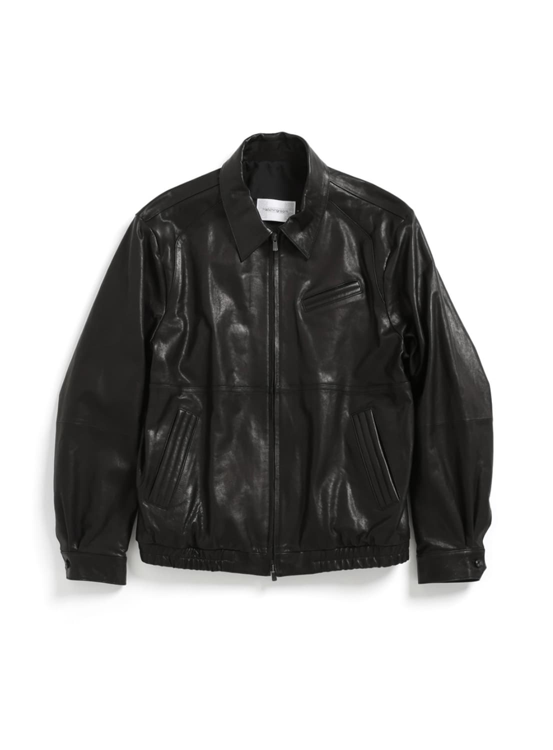 [3] 해칭룸 Stitched Volume 볼륨 레더 자켓 상품이미지1