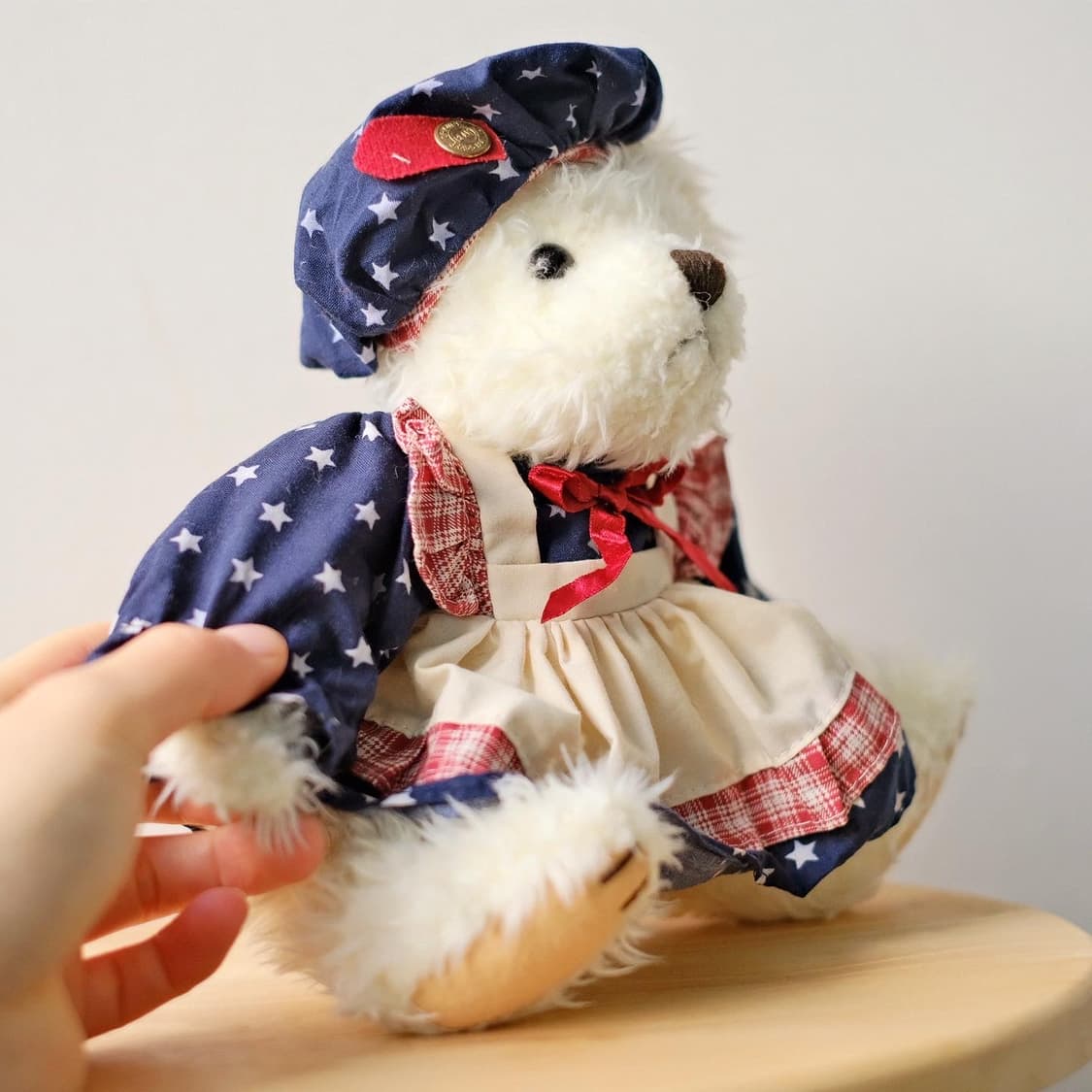 빈티지 테디베어 브라스 버튼 걸스카우트 베어 곰돌이인형 상품이미지7