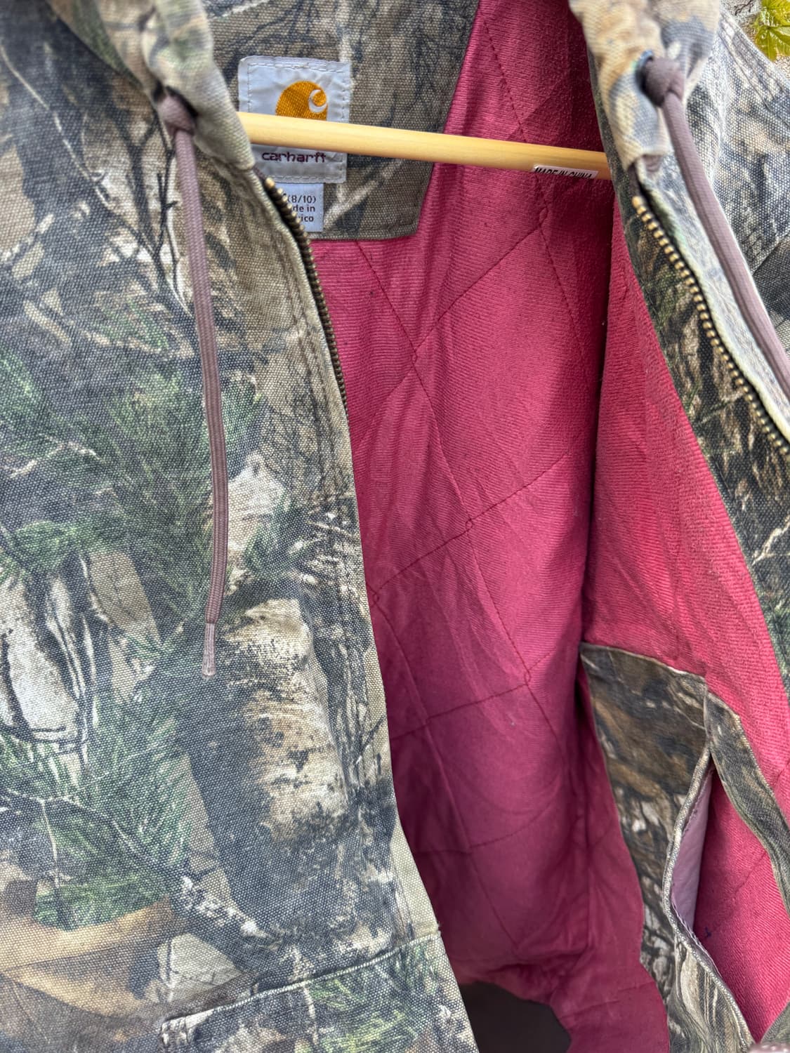 칼하트 빈티지 덕 액티브 리얼트리 후드 자켓 상품이미지6