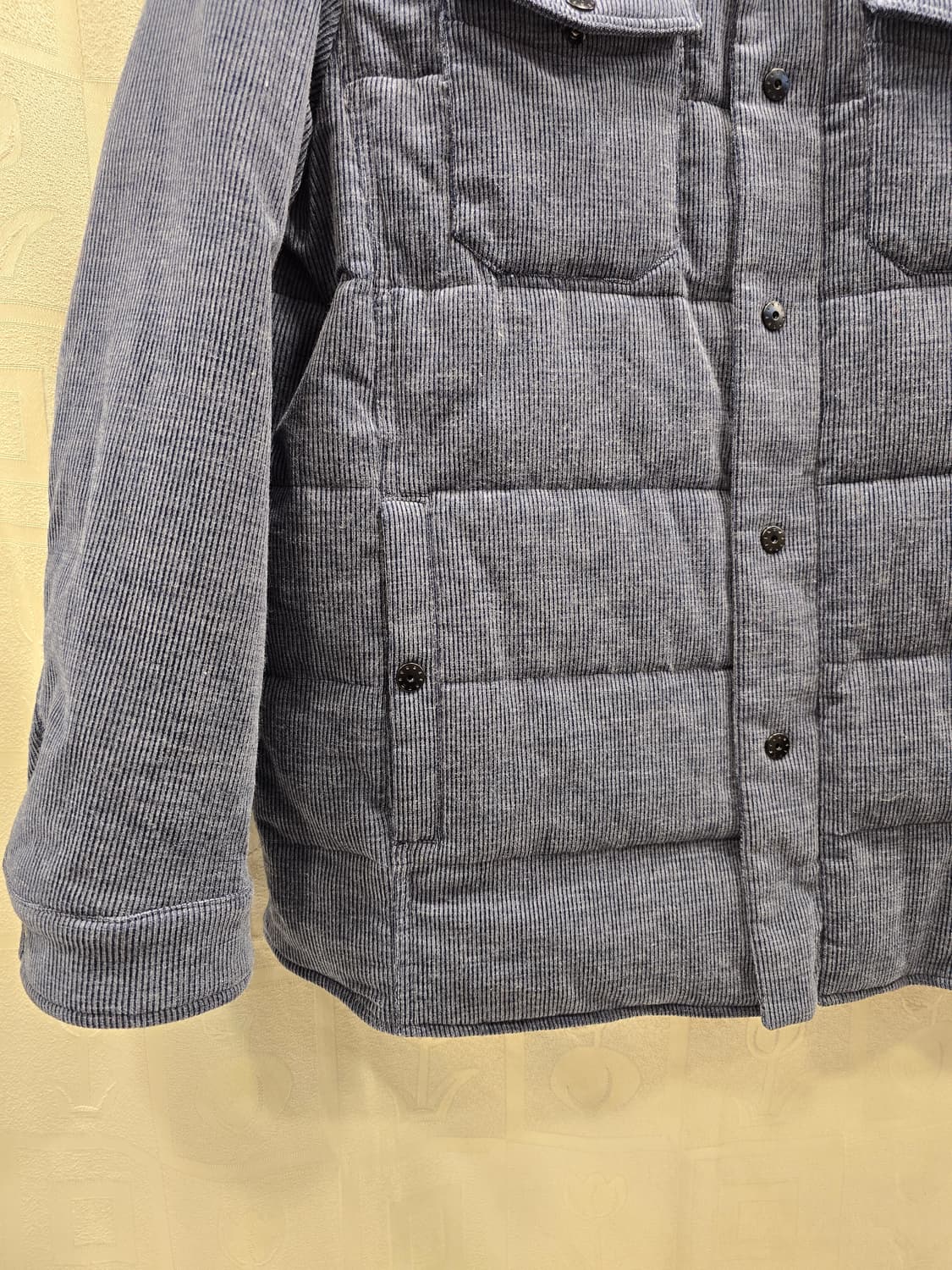 거의새거) 코오롱 브렌우드 코듀로이 패딩 셔츠 자켓 110 상품이미지4