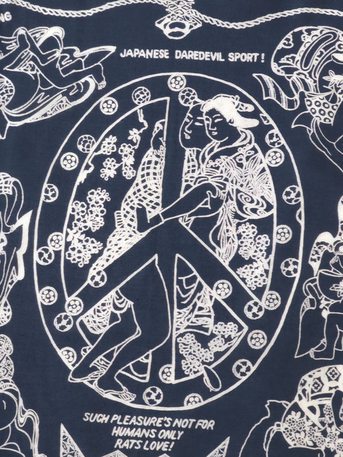 캐피탈 패스트컬러 셀비지 반다나 요바이 네이비 상품이미지2