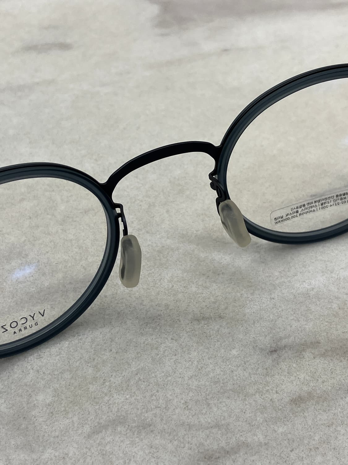 바이코즈 VYCOZ 매트블랙 그레이 솔텍스 라운드 메탈테 안경 상품이미지4