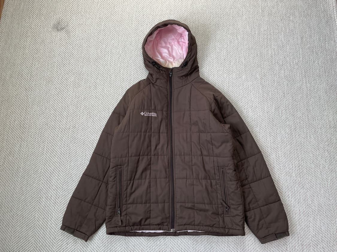 컬럼비아 브라운 경량 패딩  J03716 상품이미지1