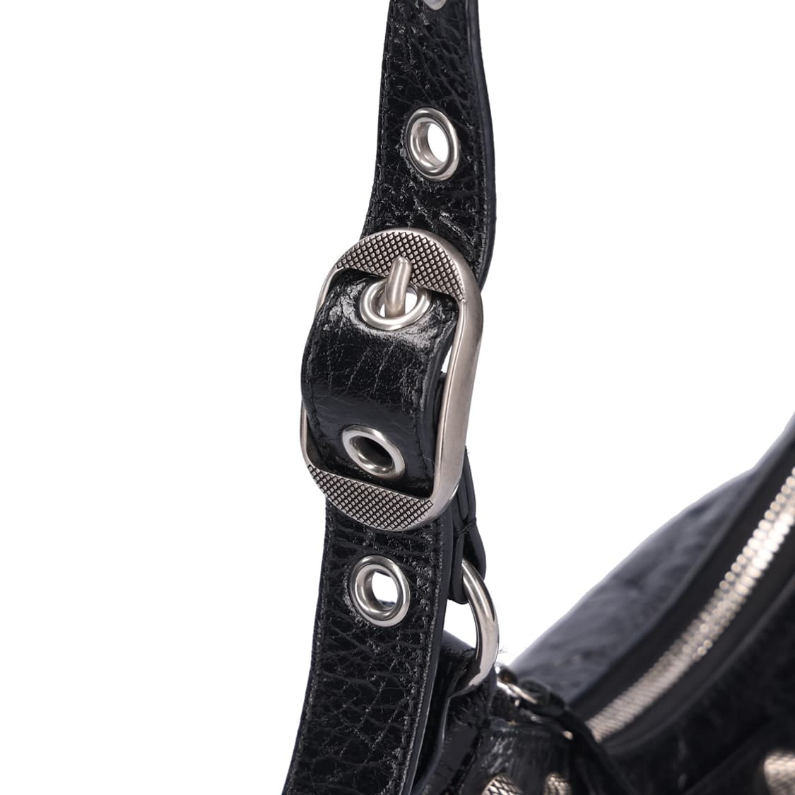 발렌시아가 671309 르 카골 XS 숄더백 레더 블랙 상품이미지3