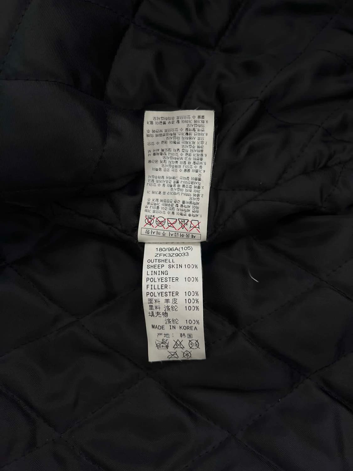 [XL] 후부 vintage lambskin 레이싱 양가죽 자켓 상품이미지5