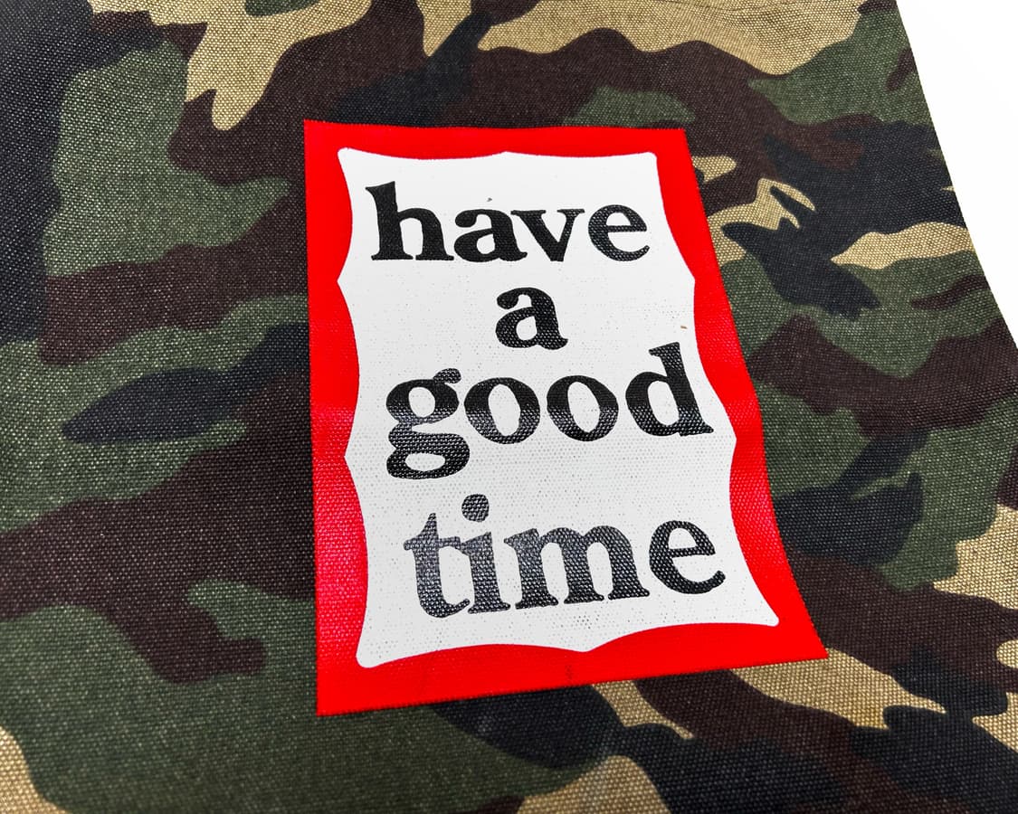 (Os) have a good time 헤버굿타임 카모패턴 토트백 상품이미지2