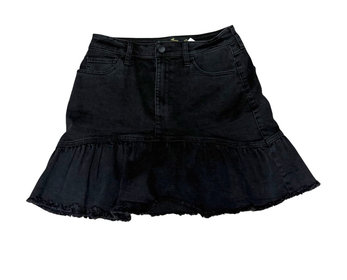 홀리스터 하이라이즈 프릴데님치마 상품이미지1