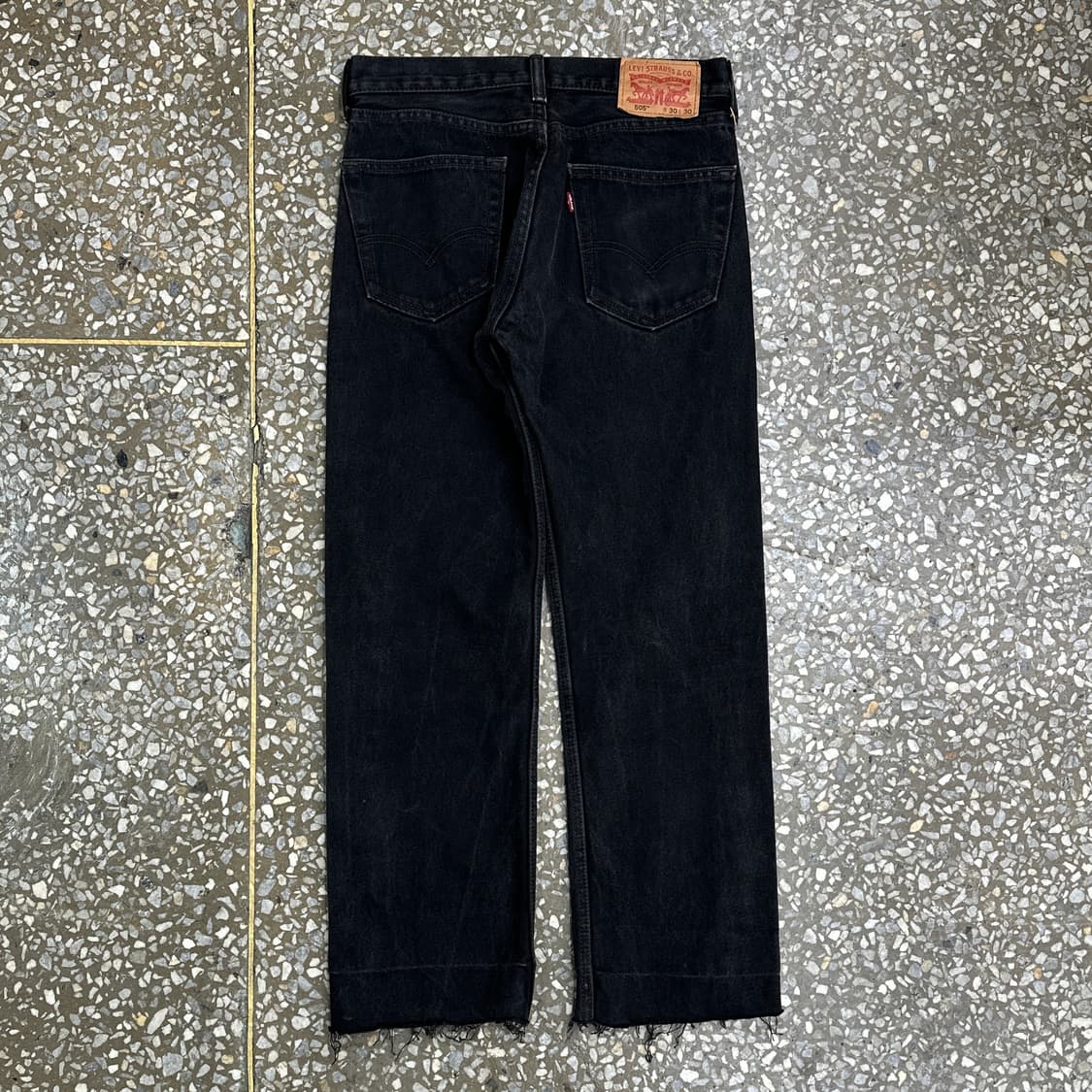 리바이스 505 블랙 진 데님 팬츠 30 상품이미지2