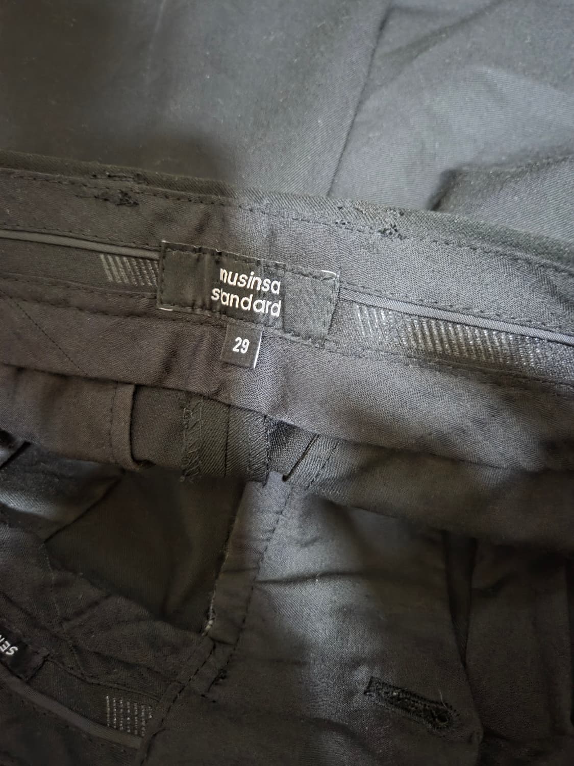 무신사 스탠다드 세미 부츠컷 슬랙스 29 상품이미지4