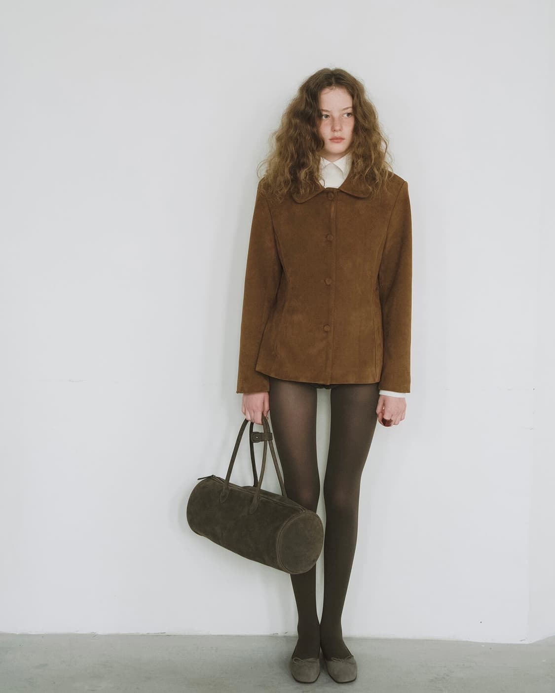 [새상품] 스무드무드 바레니아 스웨이드 자켓_블랙 상품이미지4