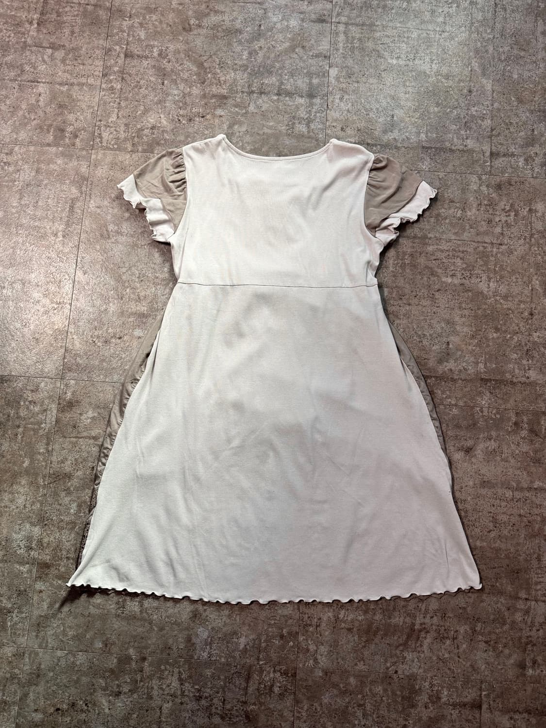 스트링 넥 코튼 가디건 버튼 프릴 원피스 3pcs SET 상품이미지10