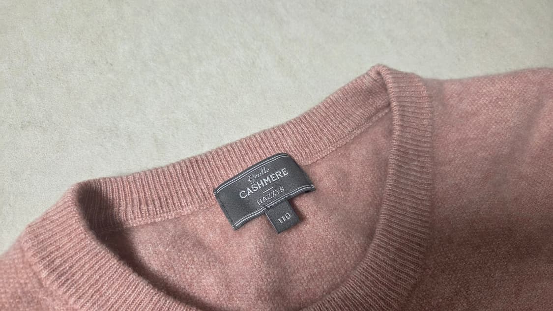 헤지스  풀오버 캐시미어 100 니트 상품이미지4