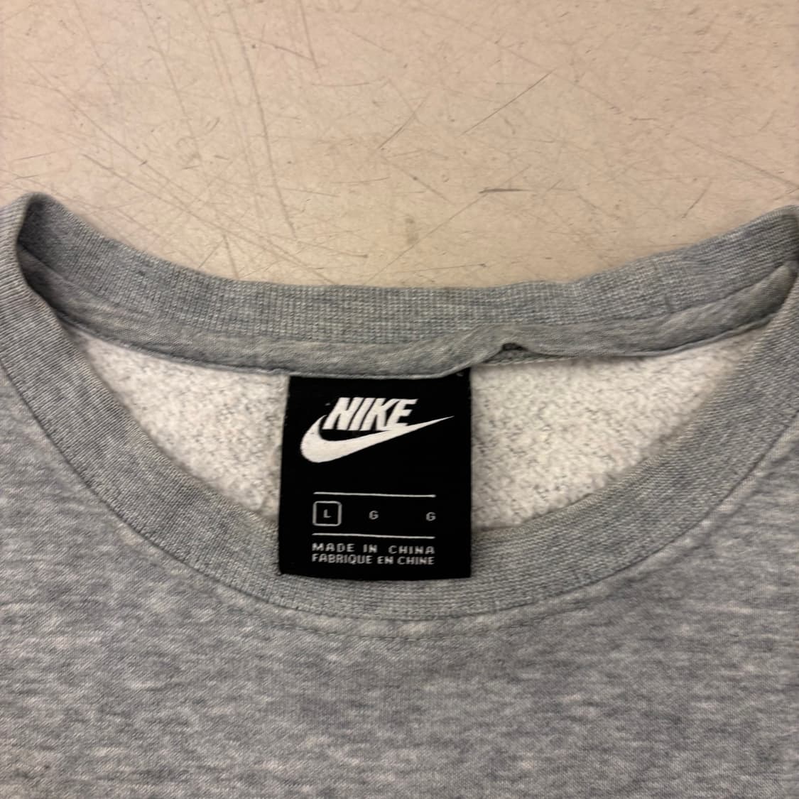 나이키 베이직 그레이 맨투맨 상품이미지3