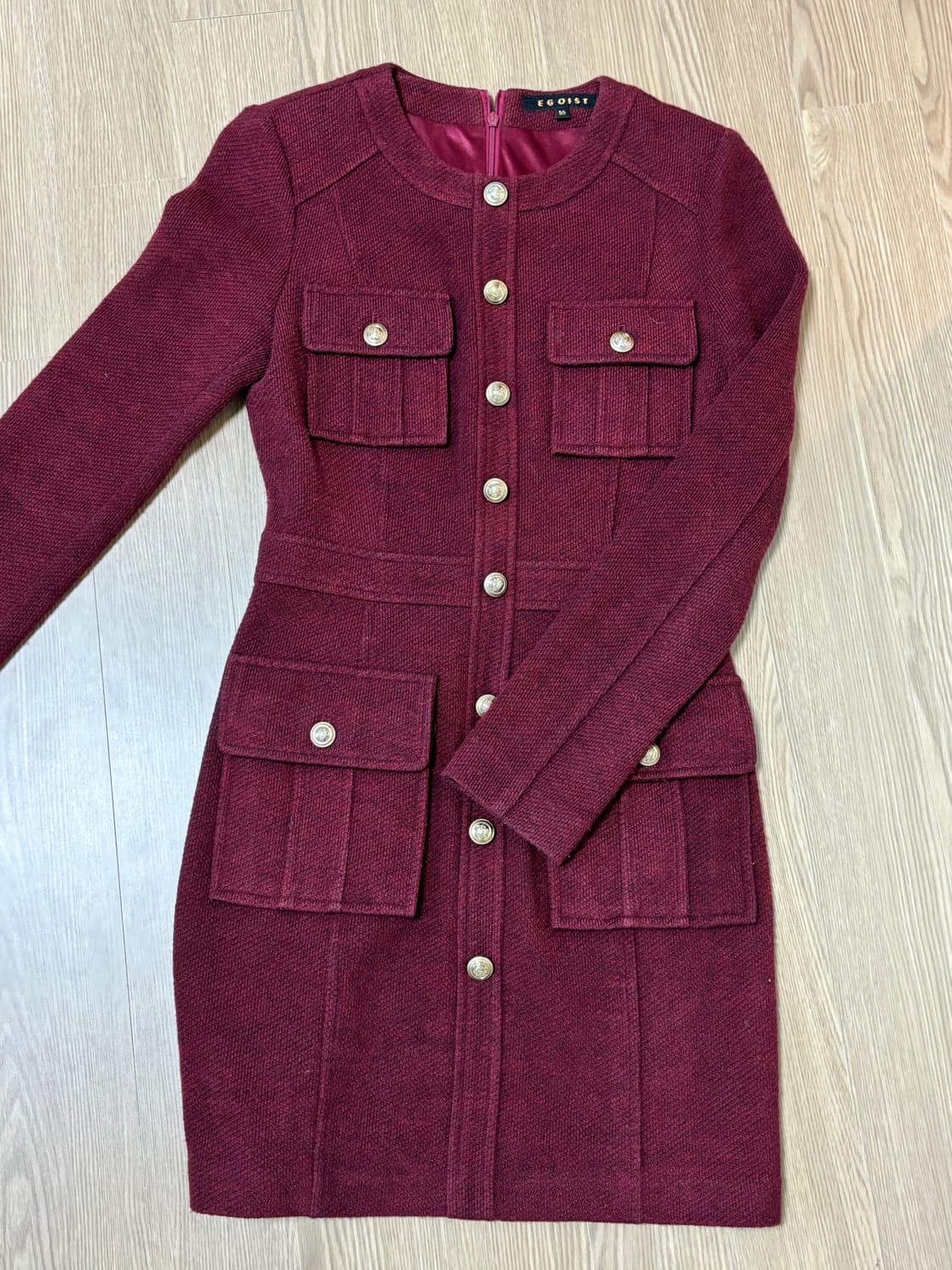 에고이스트 트위드원피스 55사이즈 상품이미지1